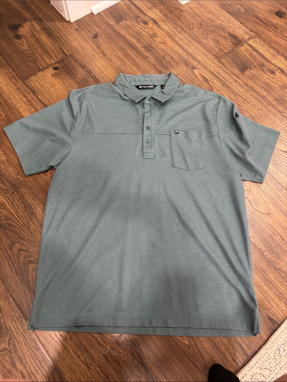 Travis Mathew Men's Polo in Sage Green